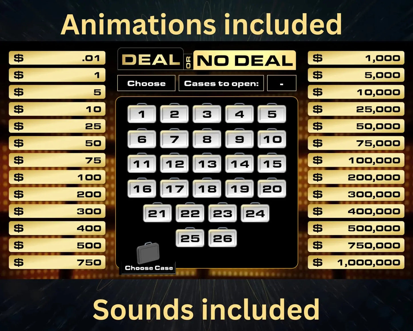 Deal or No Deal PowerPoint Game