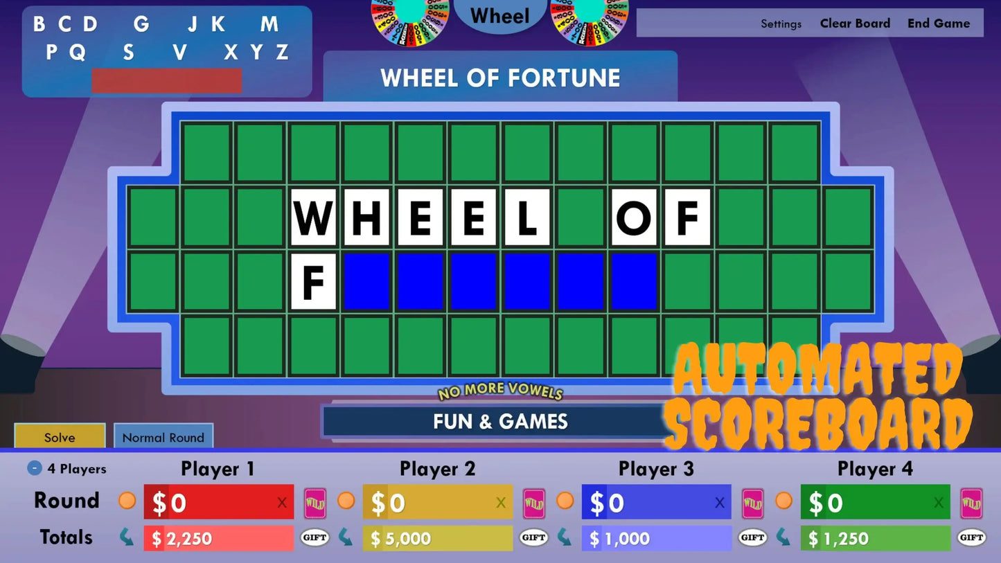 Wheel of Fortune PowerPoint Game