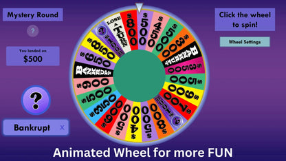 Wheel of Fortune PowerPoint Game