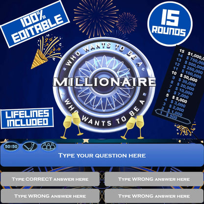 Who wants to be a MILLIONAIRE PowerPoint Game